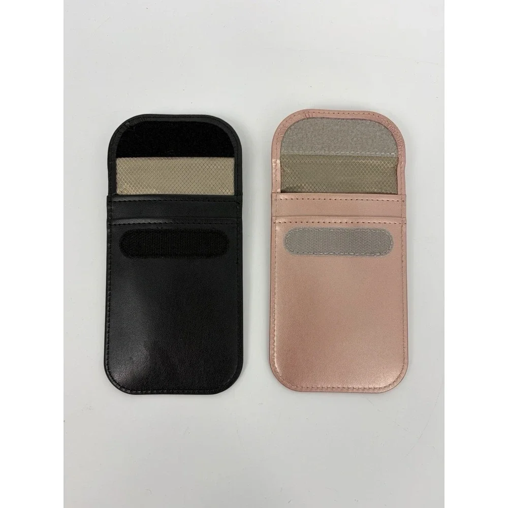 New Teskyer Faraday Bags for Key Fobs Black and Rose Gold RFID Travel